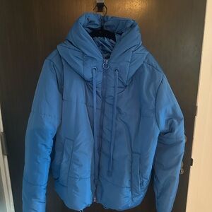 Vici Women's Blue Puffer Jacket